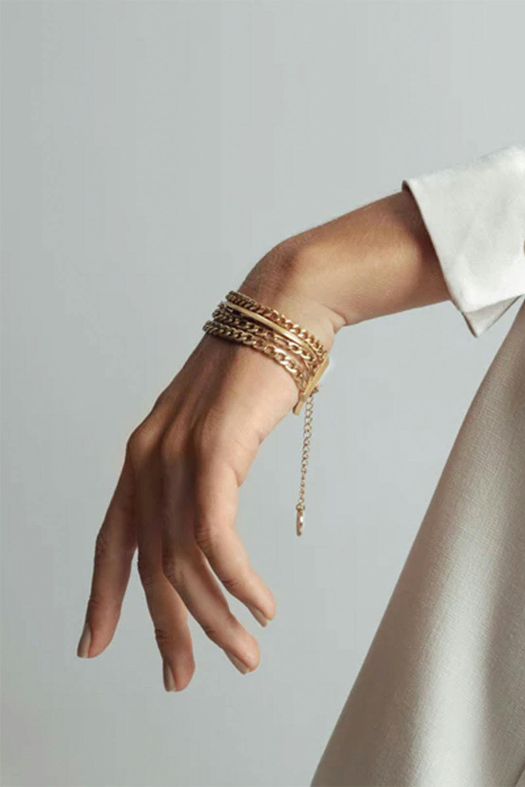 Monique multi-chain bracelet